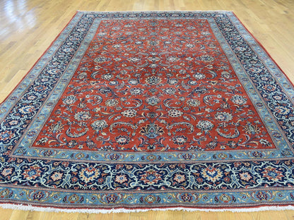 7'10"X11' Hand-Knotted Antique Full Pile Oriental Rug