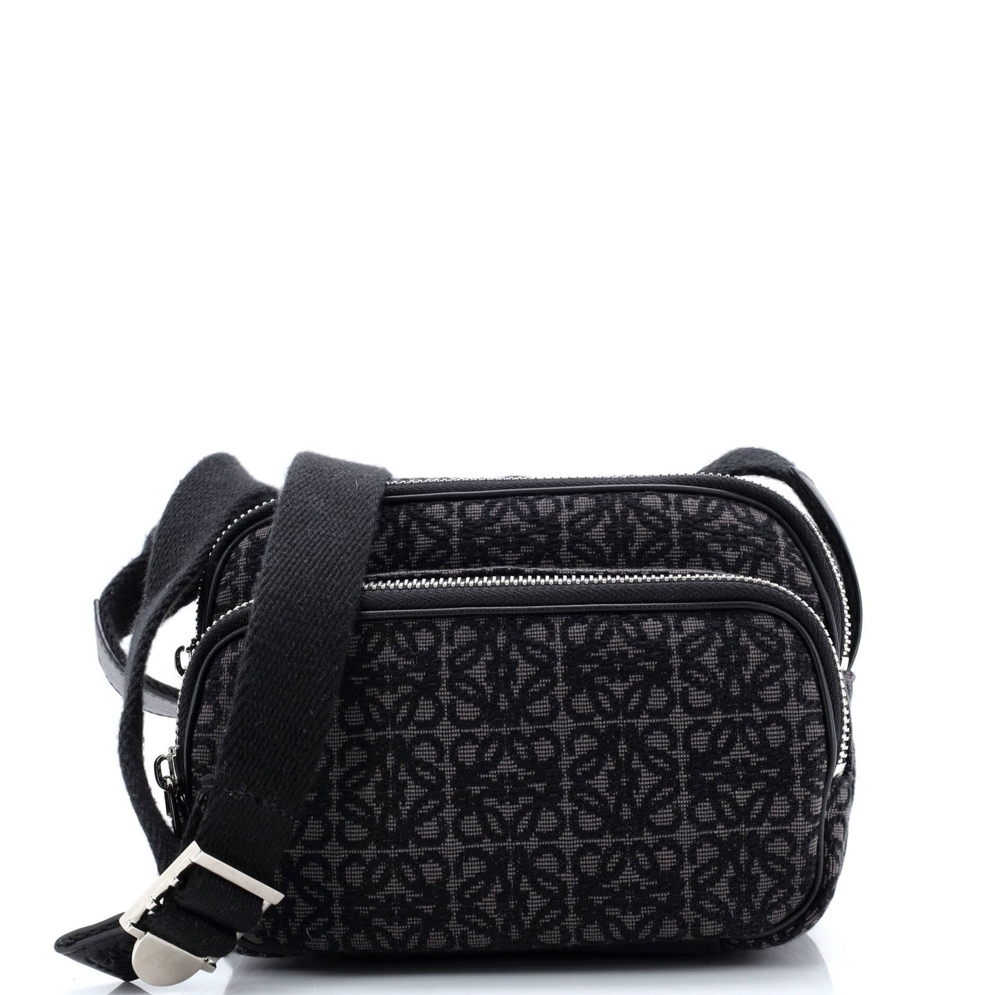 Loewe Front Pocket Camera Bag Anagram Canvas Mini