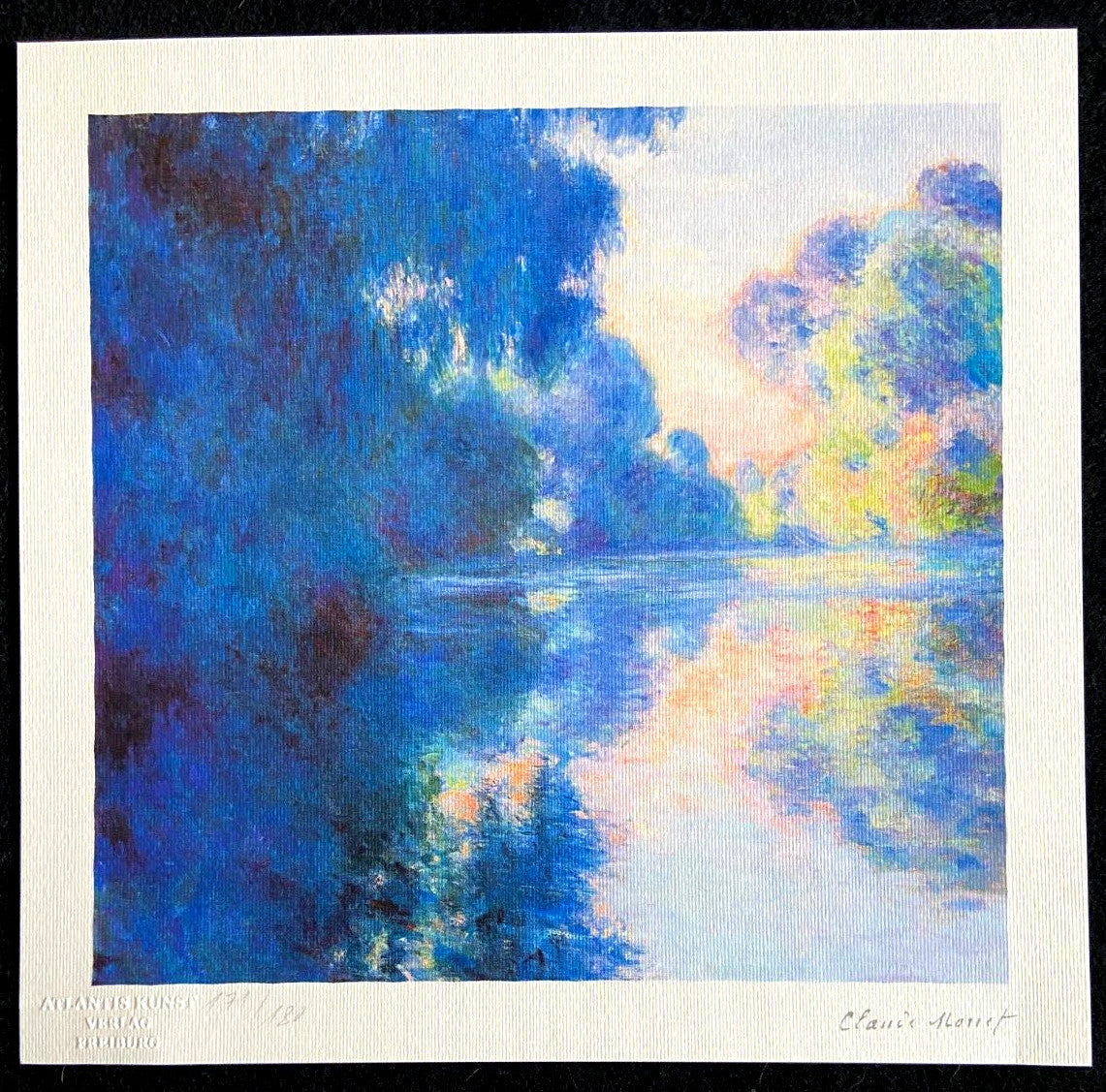Claude Monet Lithograph Signed Numbered
