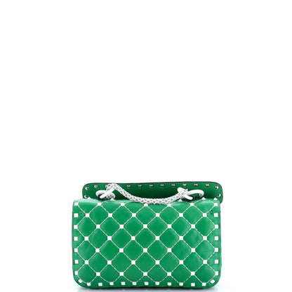 Valentino Garavani Free Rockstud Spike Flap Bag Quilted Leather Small