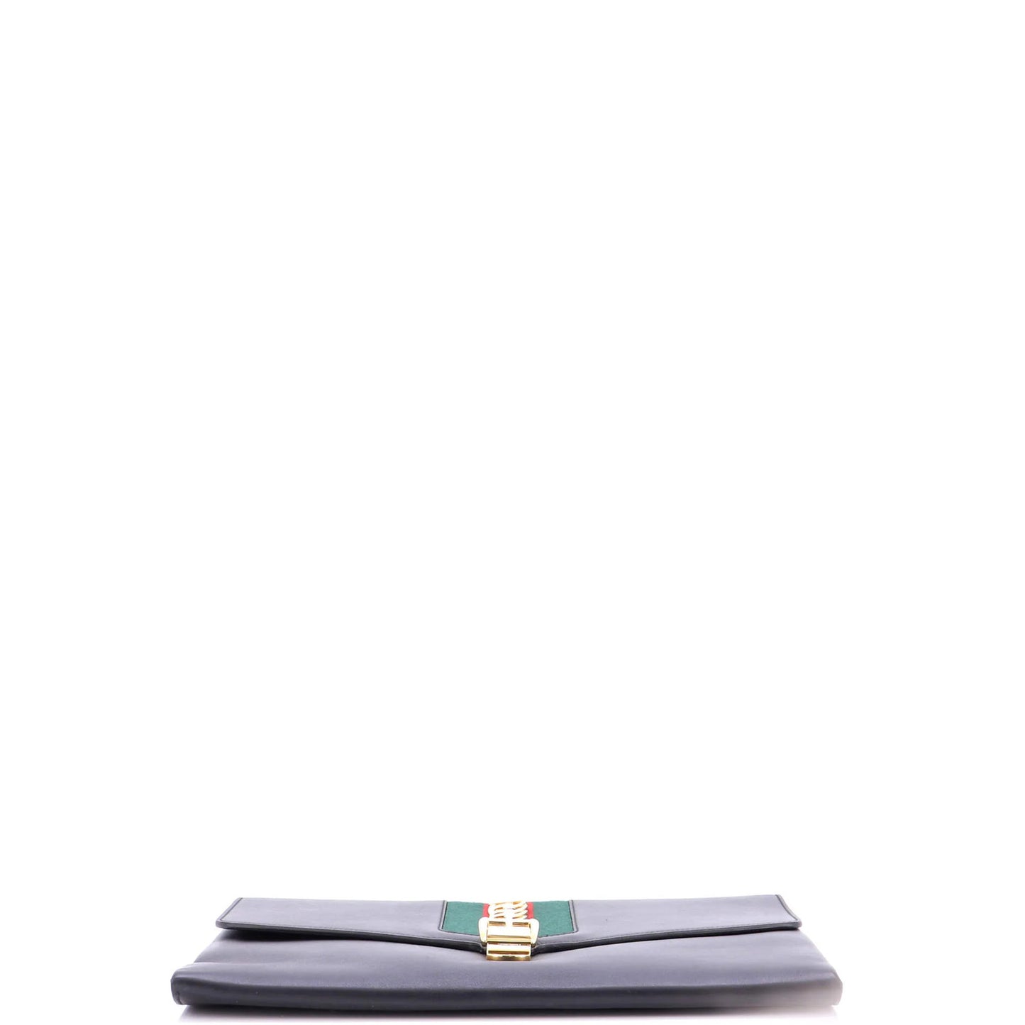 Gucci Sylvie Clutch Leather Maxi