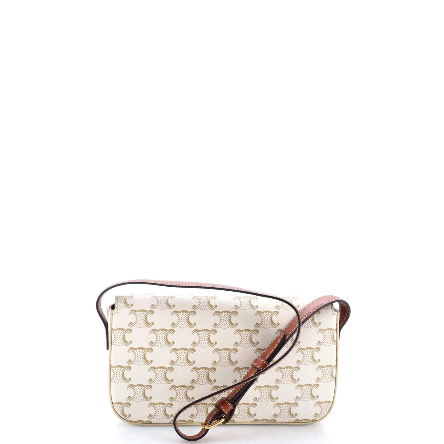 Celine Triomphe East-West Shoulder Bag Triomphe Coated Canvas