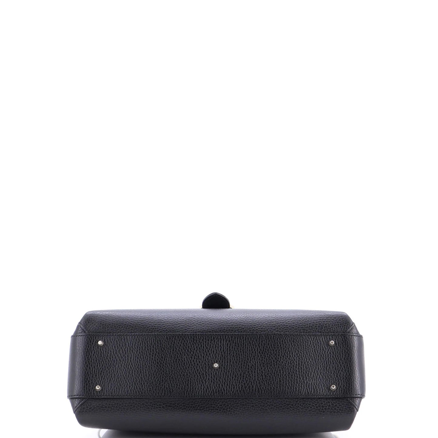 Gucci Interlocking Top Handle Bag Leather Medium