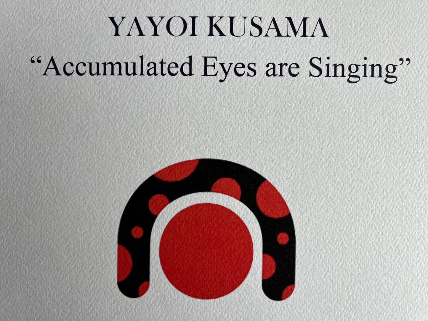 Yayoi Kusama Lithograph (Mori Art Museum) Coa Limited Edition 200