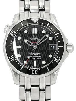 Omega Seamaster 300 Co-Axial 21230362001001 Black Men'S Used Watch #6109