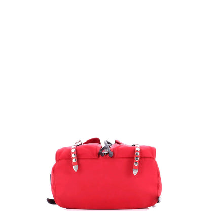 Prada New Vela Backpack Tessuto With Studded Leather