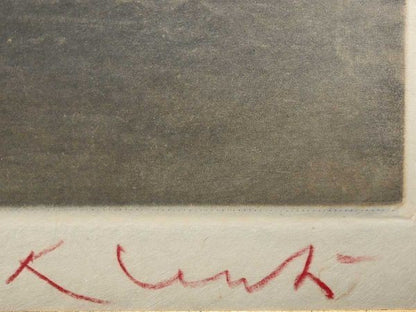 Kaiko Moti San Antonio Signed Color Etching Ltd 75 Atelier 17 Paris Landscape