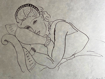 Henri Matisse Lithograph Hand Made Coa Signed