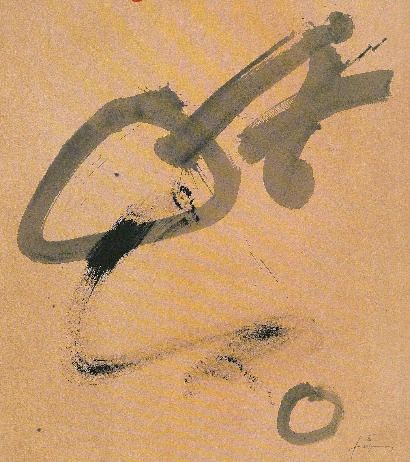 Expressionism ANTONI TAPIES Roland Garros French Open 29.5" x 22.5" Poster 2000