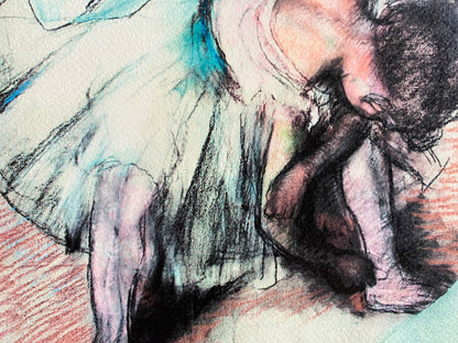 Edgar Degas Lithograph Coa Mourlot 1943 Published