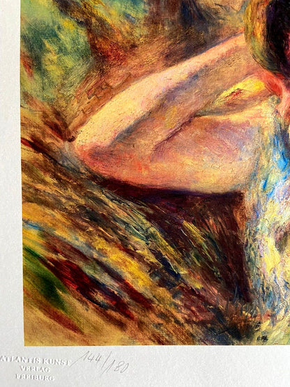 Pierre-Auguste Renoir Lithograph Coa Signed Numbered (Paul Czanne Gauguin)