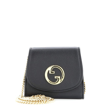 Gucci Blondie Nm Wallet On Chain Leather Medium