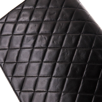 Chanel Vintage Clutch With Chain Quilted Leather Medium