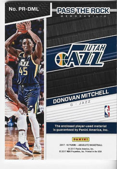 Donovan Mitchell 2017 Absolute Memorabilia Rookie Card 193/199