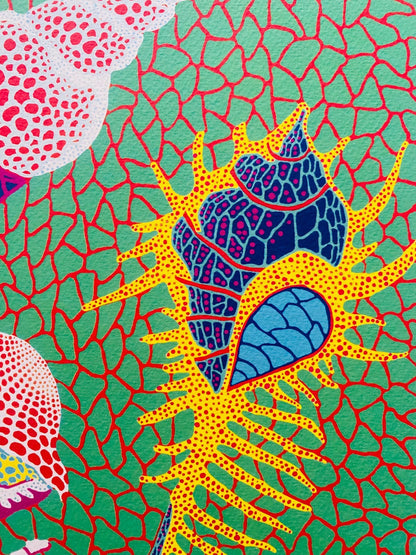Yayoi Kusama Lithograph Mori Museum Coa Numbered Limited A