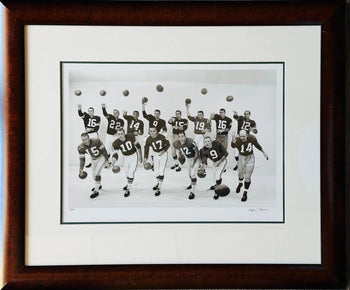 1961 Top Quarterbacks Of National Pro Teams 16X20 Photo