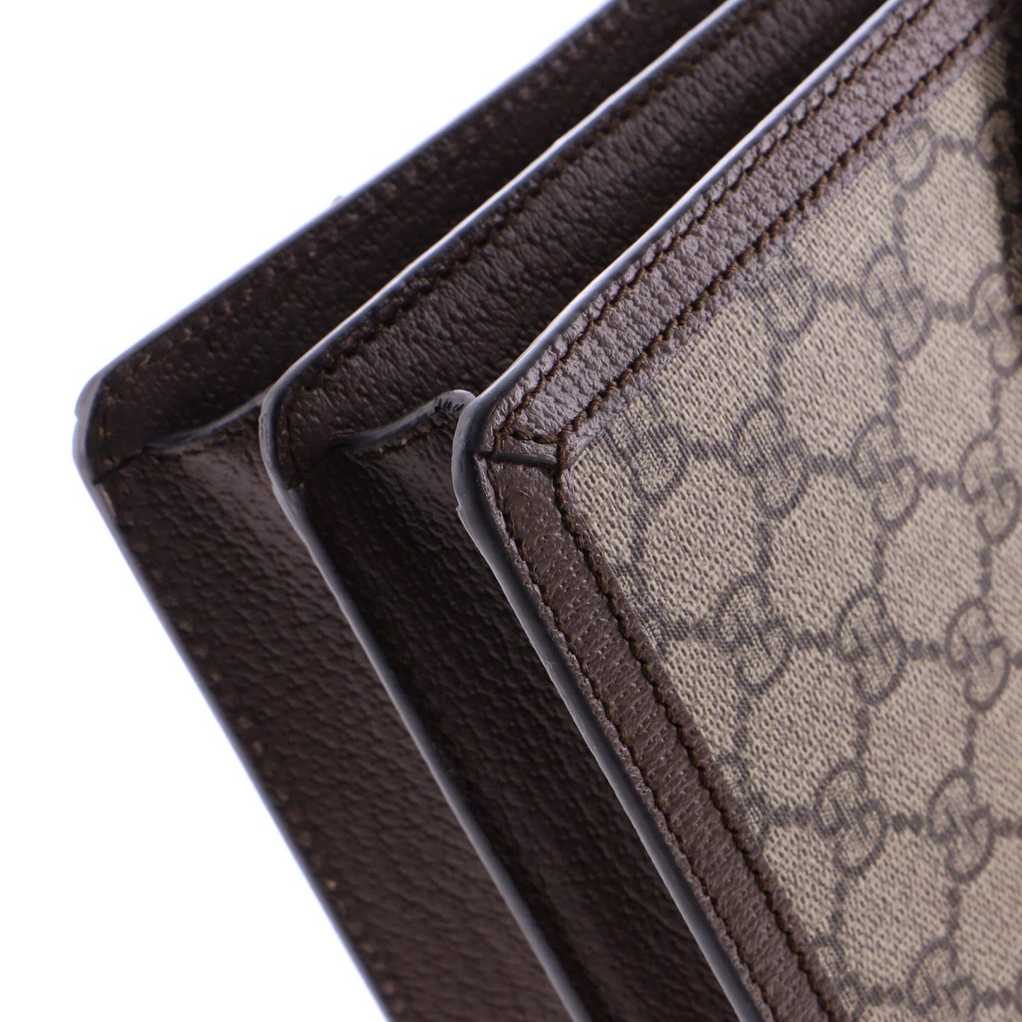 Gucci Ophidia Flap Top Handle Bag Gg Coated Canvas Small