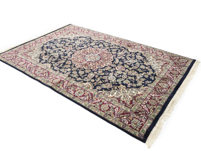 Handmade Oriental Rug Classic Floral Design Home