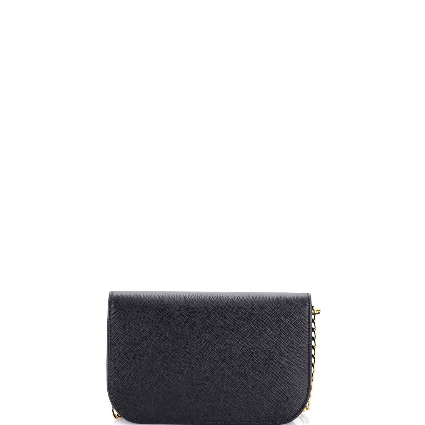 Prada Convertible Flap Clutch Saffiano Leather Small