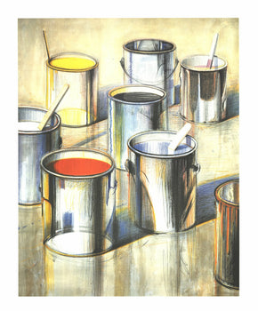 Wayne Thiebaud Paint Cans (No Text) 