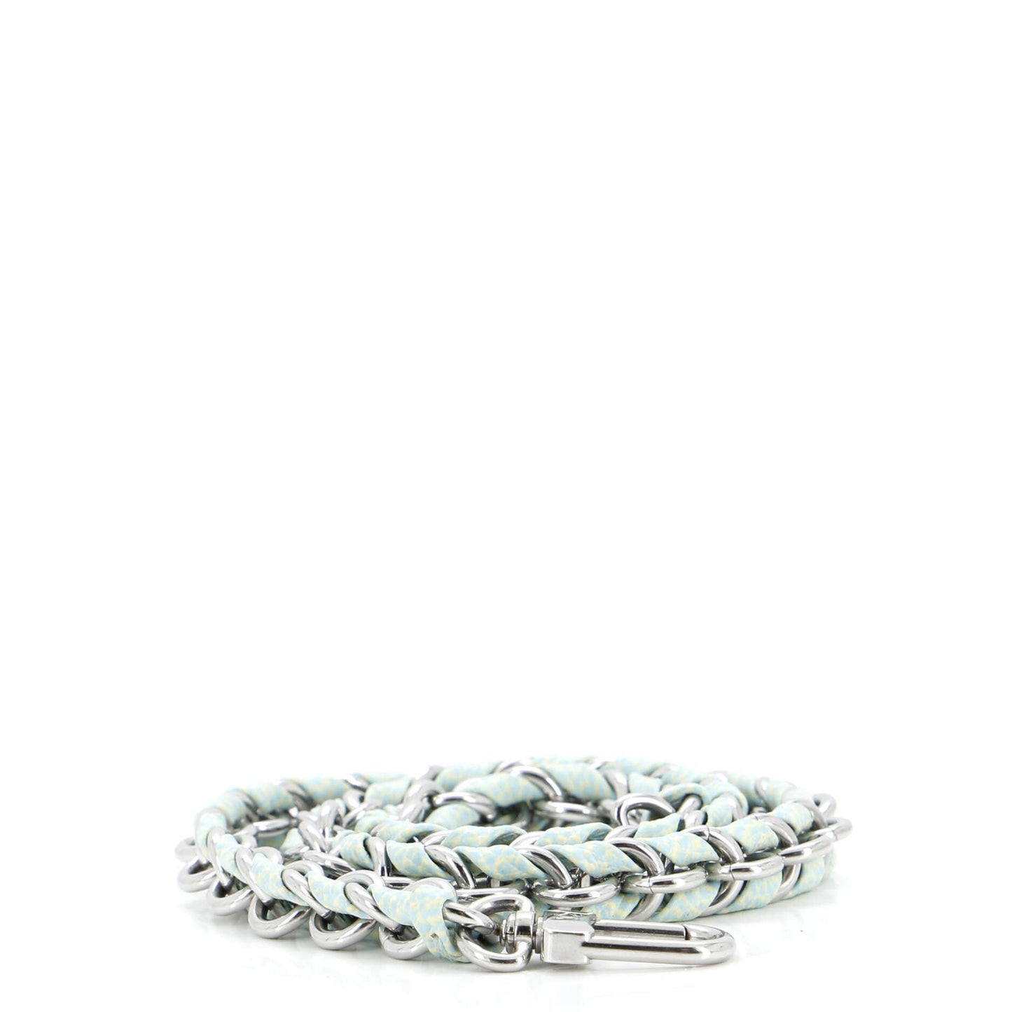 Louis Vuitton Multi Pochette Accessoires Woven Chain Strap Leather And Metal