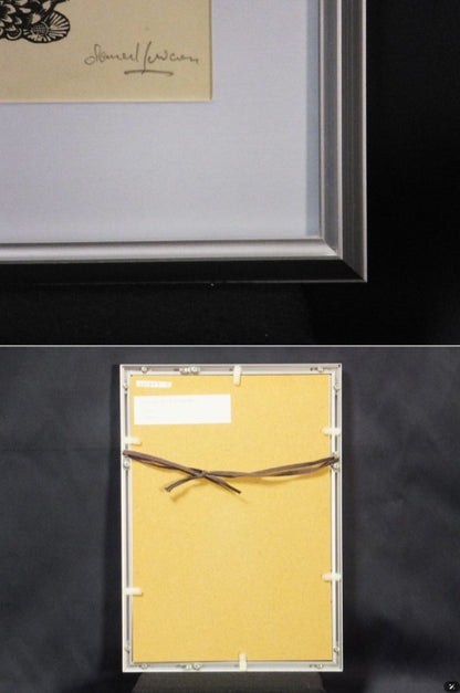 Clment Serveau Signed Woodcut "Great Musicians" Music Cubist Style Framed Art