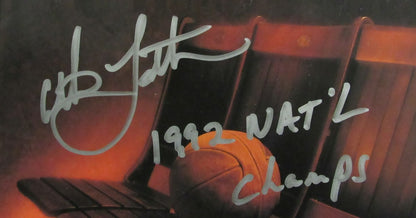 Christian Laettner Signed DUKE1992 NCAA Final Four Champs Program PSA/DNA 167215