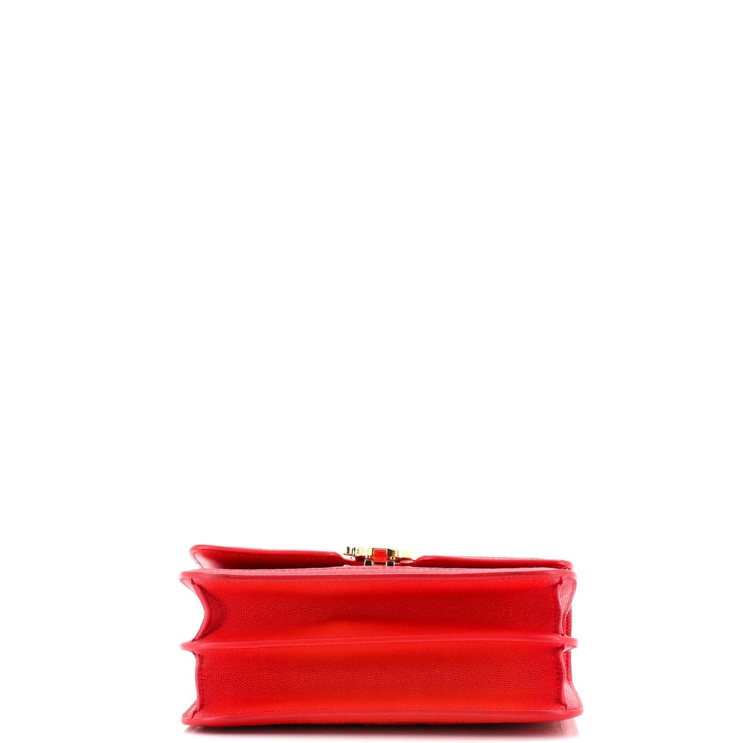 Burberry Tb Flap Chain Bag Monogram Embossed Leather Small