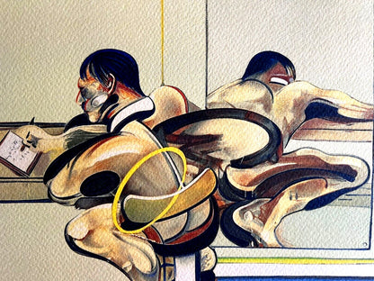 Francis Bacon Lithograph Coa Signed Pen Numbered Pencil Limited 275Ex