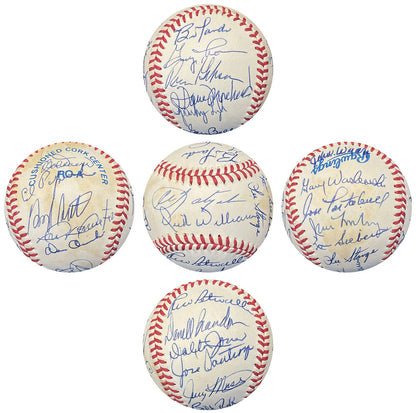 1967 Boston Red Sox Reunion Autographed Baseball (Psa Auto Graded 9)