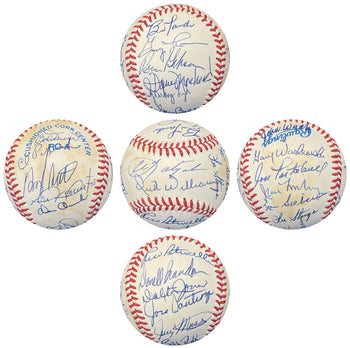 1967 Boston Red Sox Reunion Autographed Baseball (Psa Auto Graded 9)