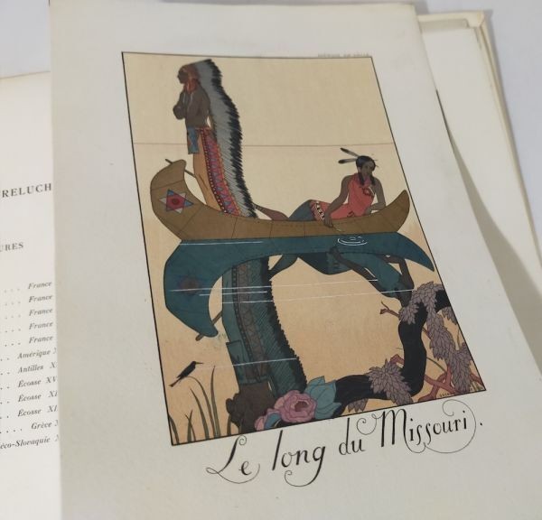 George Barbier Falbalas et Fanfreluches 1923 Art Deco Fashion Plates Colette