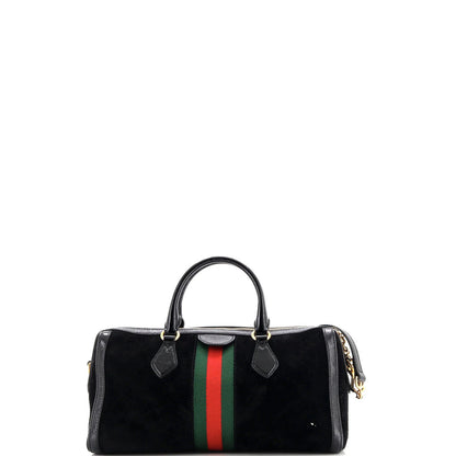 Gucci Ophidia Boston Bag Suede Medium
