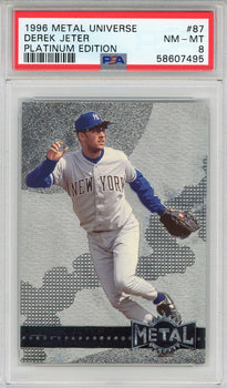 Derek Jeter 1996 Metal Universe Platinum Edition