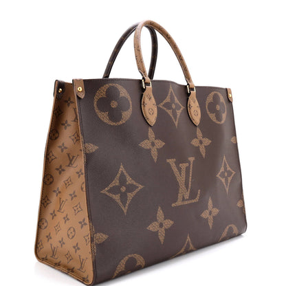 Louis Vuitton Onthego Tote Reverse Monogram Giant Gm
