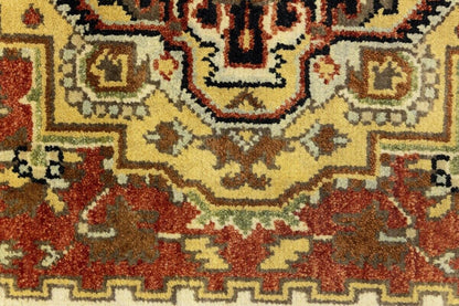 4X6 Ft Geometric Tribal Serapi Rug Wool Oriental