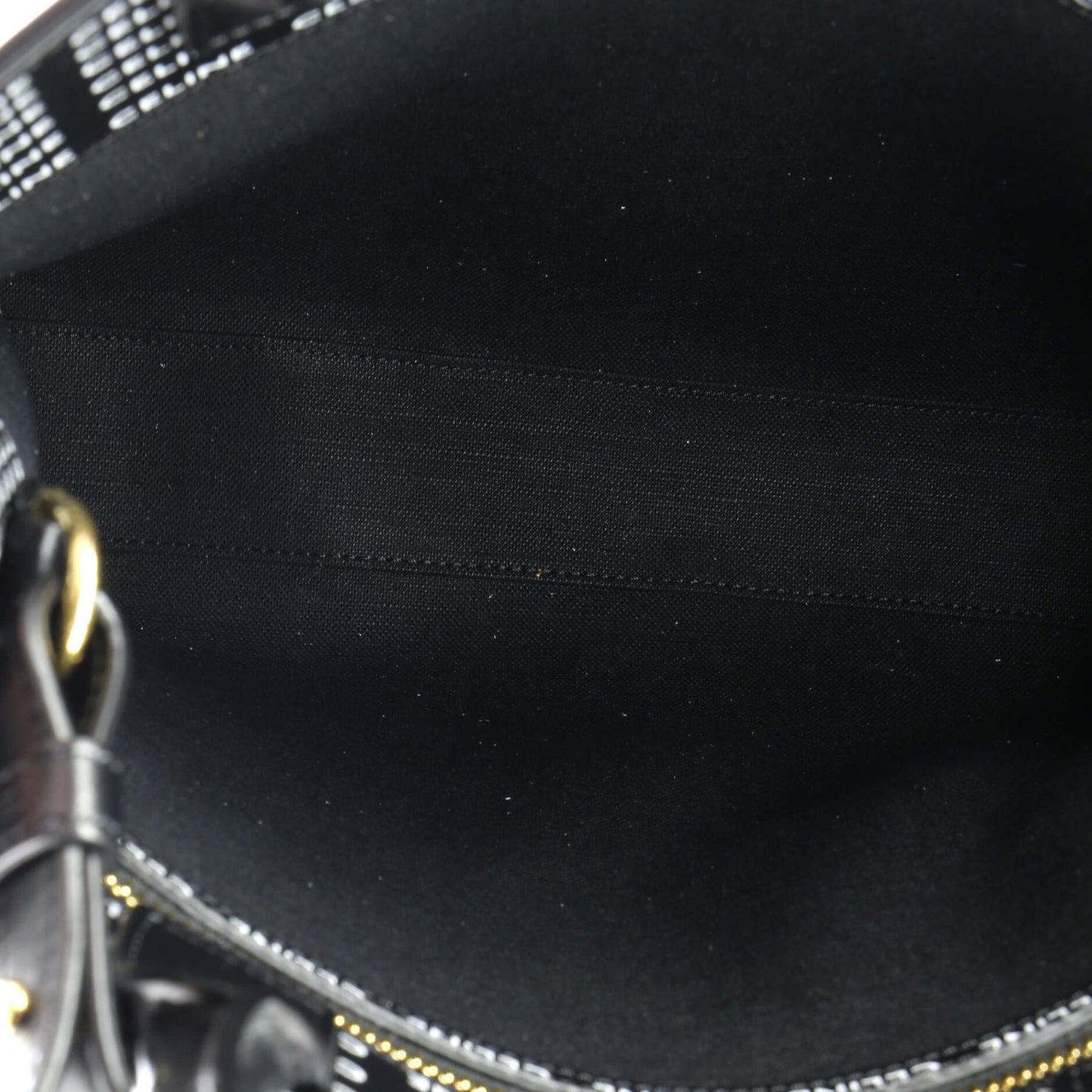 Celine Vertical Cabas Tote All Over Logo Print Leather Small