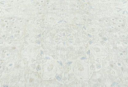 8X11 Handmade Vintage Oriental Rug Antique Distressed Floral Design Carpet