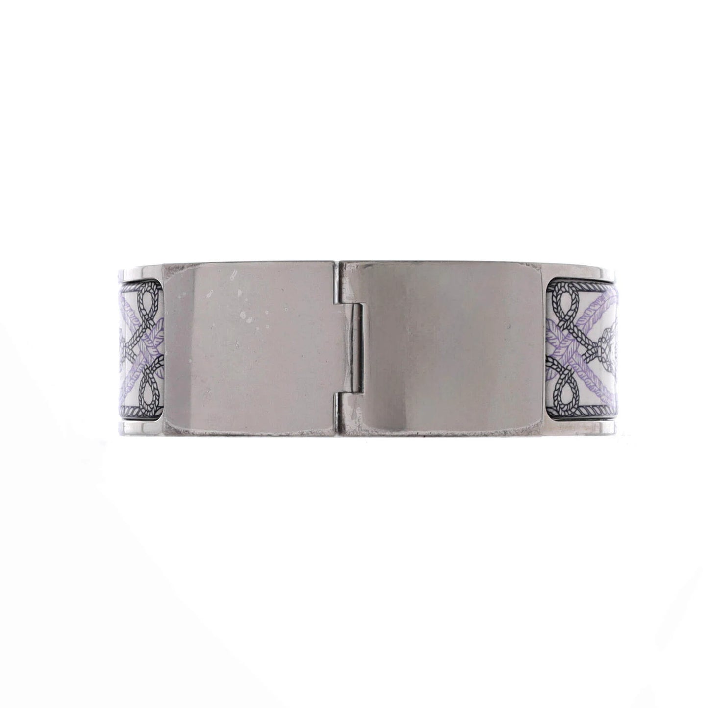 Hermes Clic Clac H Bracelet Printed Enamel Wide