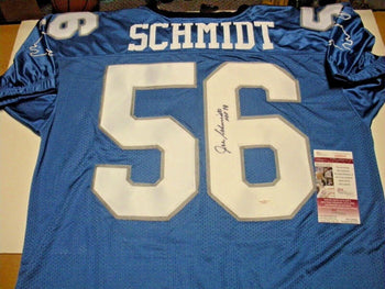 Joe Schmidt Detroit Lions Last 1 Jsa/Coa Signed