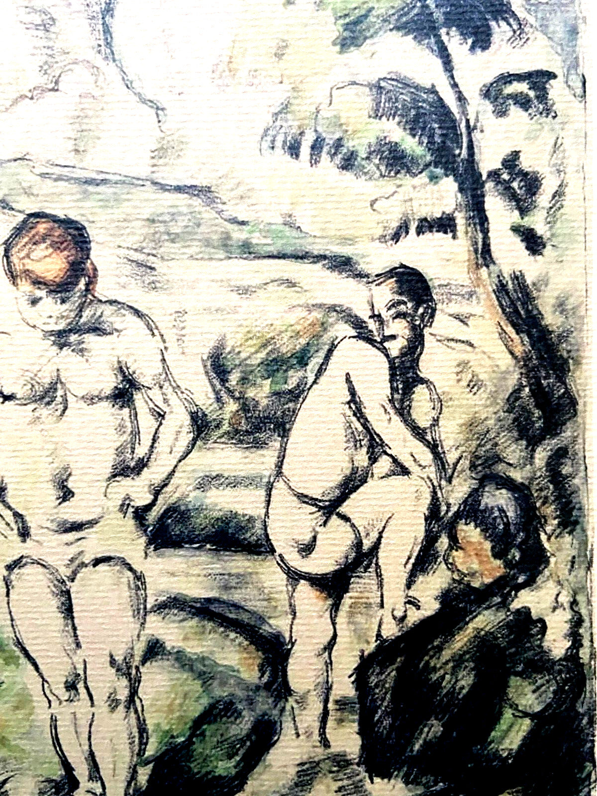 Paul Czanne Lithograph Coa Mourlot 1935 Signed Published Gauguin