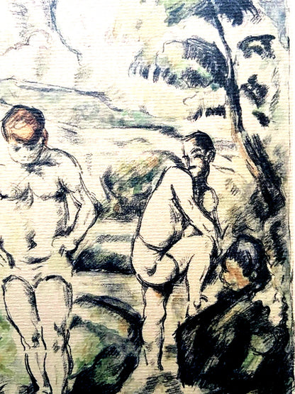 Paul Czanne Lithograph Coa Mourlot 1935 Signed Published Gauguin