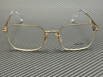 PRADA PR A51V ZVN1O1 Pale Gold Women's 55 mm
