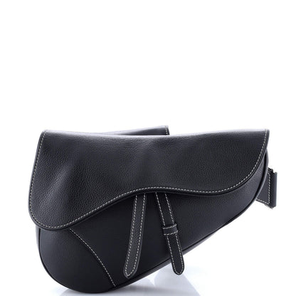Christian Dior Saddle Crossbody Bag Leather