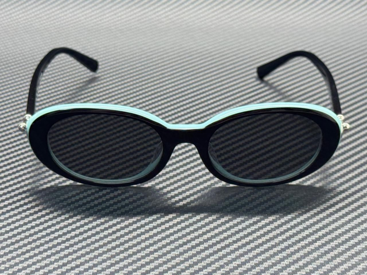TIFFANY TF4242D 8055S4 Black on Tiffany Grey Women's 54 mm Sunglasses