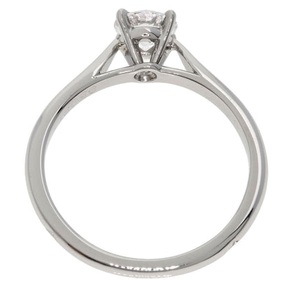 CARTIER Ring Solitaire 1P Diamond #48 Platinum