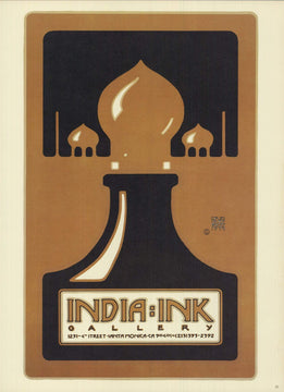 David Lance Goines India Ink Gallery " Offset Lithograph Cont