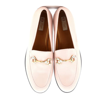 Gucci Women'S Jordaan Loafers Leather With Crystals