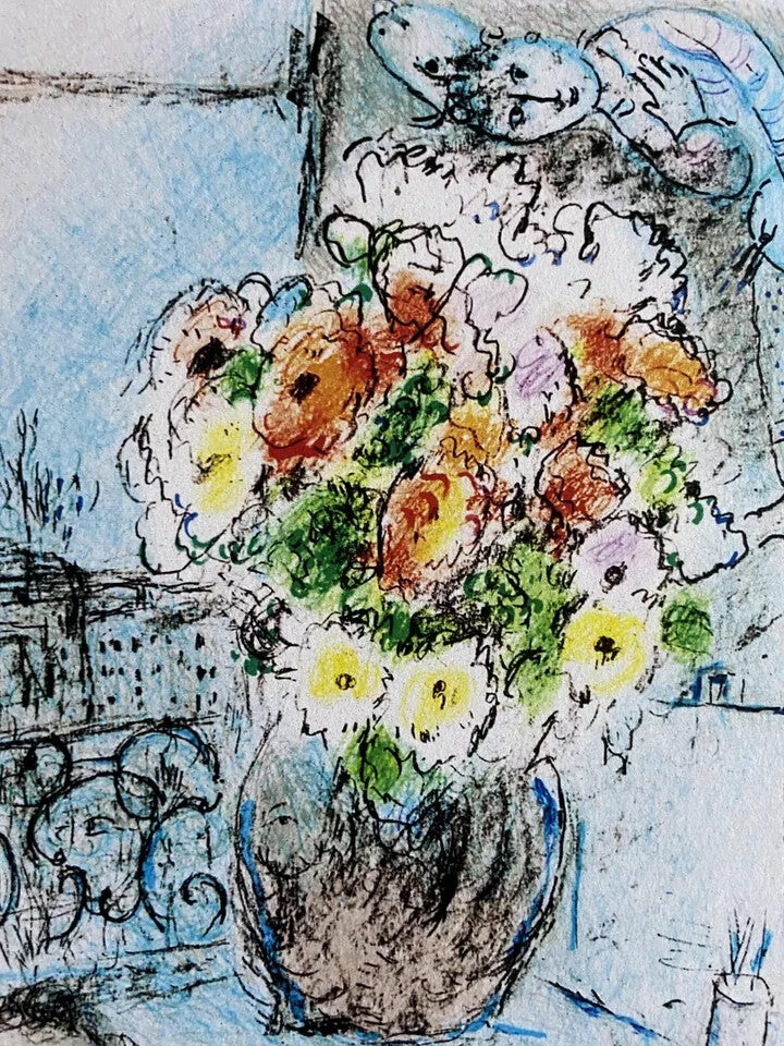 Marc Chagall Lithograph Maeght-1984-(Henri Matisse Fernand Lger Frida Kahlo)