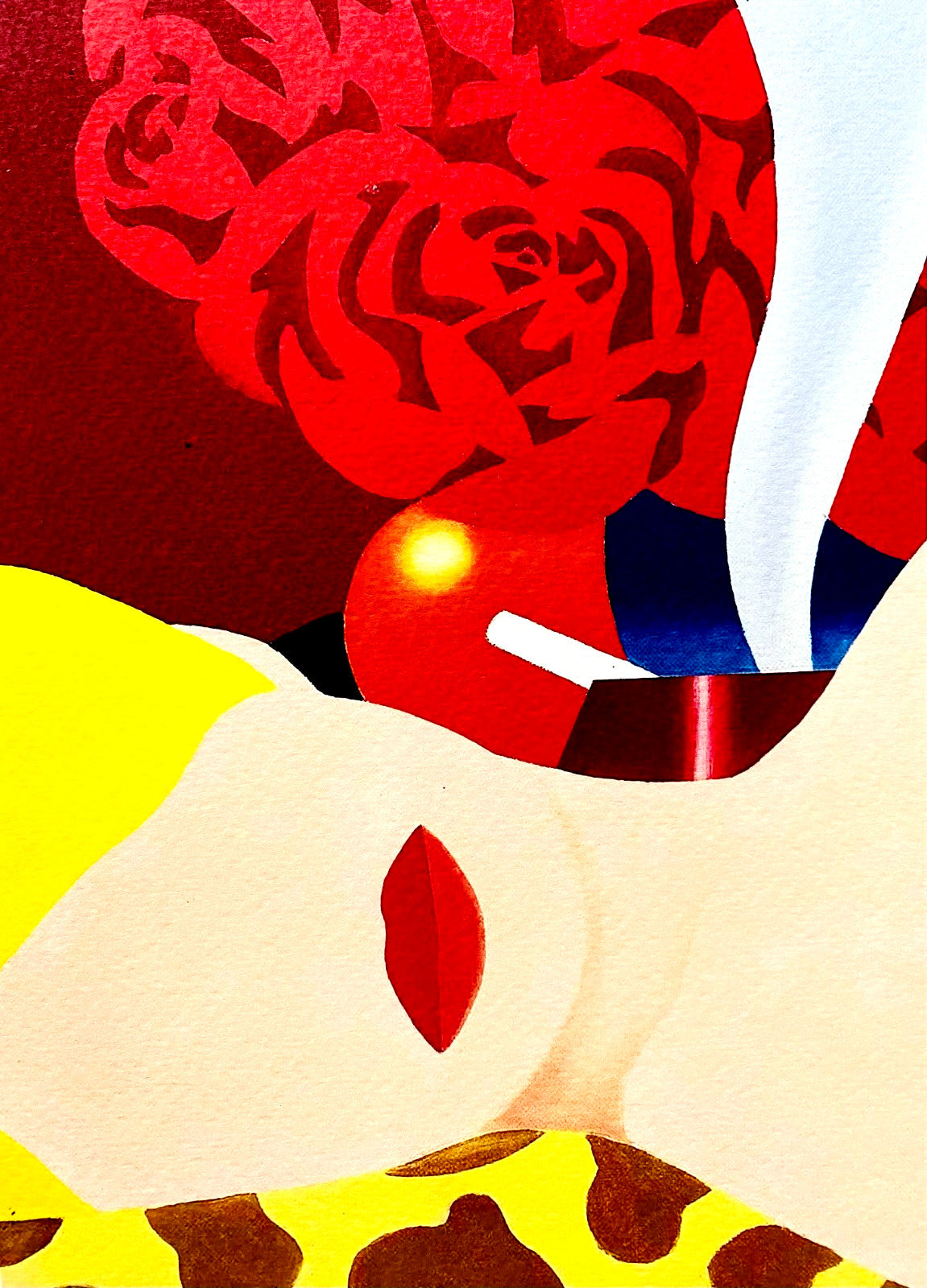 Tom Wesselmann Lithograph Handmade Coa Signed Op Numbered A Hand